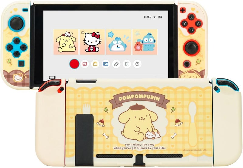 Kuitmor Protective Shell for Switch,Kawaii Cartoon Case for Switch,Anti-Scratch and Shock-Absorption Design Cover Skin - Dog - Image 1